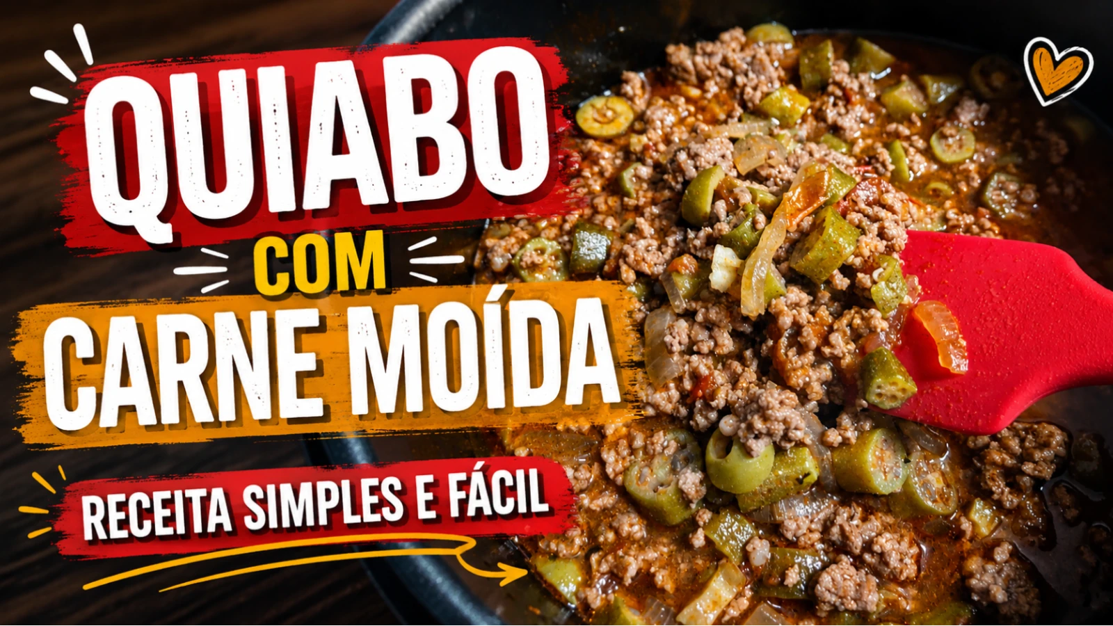NUNCA MAIS FAÇA QUIABO DO MESMO JEITO! Com Carne Moída